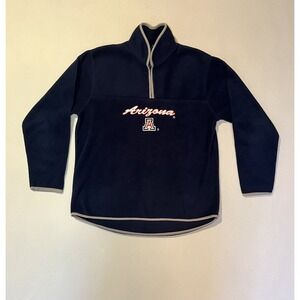 Vintage University Of Arizona Women's Fleece Quarterzip Size Small Joy Athletics